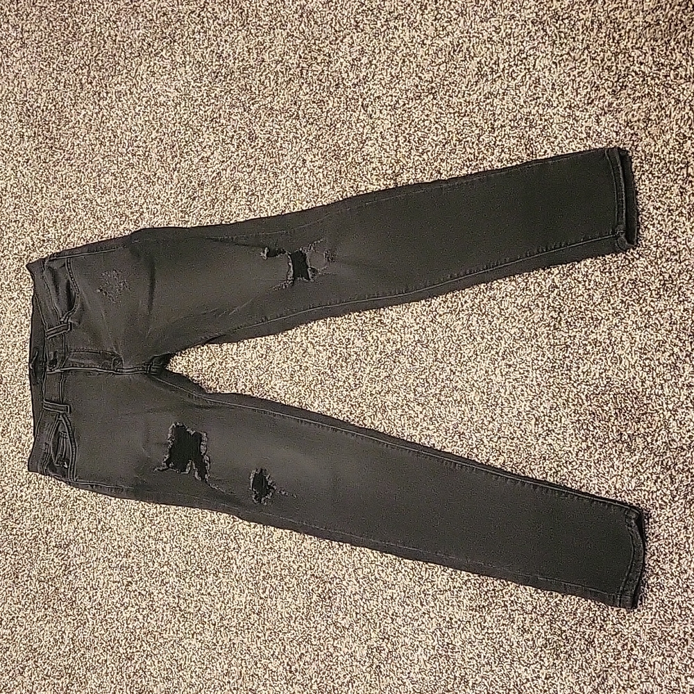 Kancan, size 28, skinny jeans, black